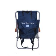 Rio PERSONALIZED IMPRINTED 4 Position Steel Backpack Chair by RIO Beach