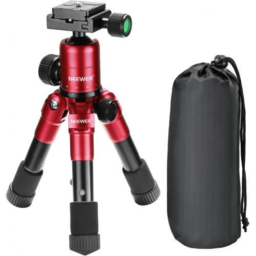 니워 [아마존베스트]Neewer portable remote control tripod with mobile phone holder and 3-way swivel head.