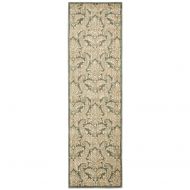 Rug Squared Lafayette Transitional Rug Runner (LAF05), 2-Feet 2-Inches by 7-Feet 6-Inches, Blue Ivory