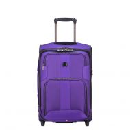 DELSEY Paris Delsey Paris Luggage Sky Max Carry On Expandable 2 Wheeled Suitcase, Purple