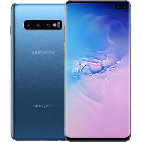  Amazon Renewed Samsung Galaxy Cellphone - S10+ - 128GB Sprint (Prism Blue) (Renewed)