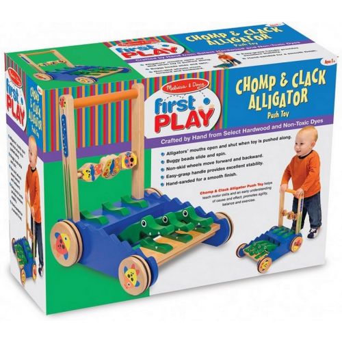  Melissa & Doug Chomp & Clack Alligator Push Toy