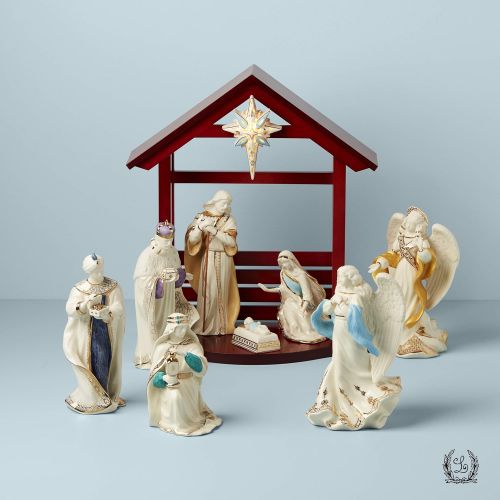 레녹스 Lenox First Blessing Nativity 10-Piece Set, 19.55 LB, Multi