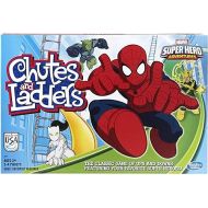 Hasbro Gaming Chutes and Ladders: Marvel Spider-Man Edition Board Game, 2-4 Players, Preschool Games, Kids Easter Basket Stuffers, Ages 3+ (Amazon Exclusive)