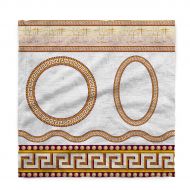 Fantasy Star Rectangle Polyester Tablecloth, Ancient Greek Pattern Tablecloths Machine Washable Table Cover Decorative Table Cloth for Kitchen Dinning Banquet Parties 60 x 140 Inch