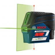 Bosch GCL100-80CG 12V Green-Beam Cross-Line Laser Level with Plumb Points