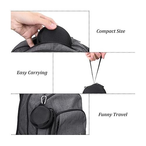  Aenllosi Hard Carrying Case for Artiphon Orba 2/Orba and USB Charging Cable,Portable Electronic Handheld Multi-instrument Compact Organizer with Buckle(Case Only)