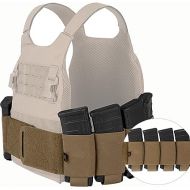 PETAC GEAR Elastic Cummerbund for Tactical Vest Stretch Cummerbund with 8 Pouches for FCPC LBT LBX