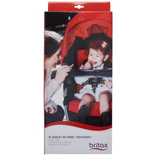  Britax Child Tray for Single B-Agile, B-Free and Pathway Strollers, Black
