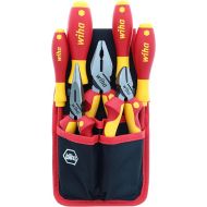 Wiha 32985 7 Piece Insulated Industrial Pliers and Screwdriver Set