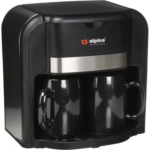  Alpina SF-2819 Coffee Maker Machine, Black