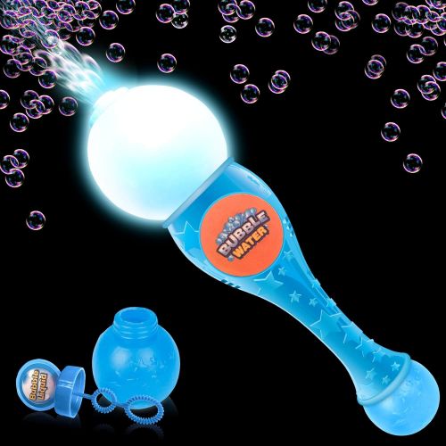  ArtCreativity Light Up Bubble Blower Wand 13.5 Inch Illuminating Bubble Blower Wand with Thrilling LED Effect for Kids Bubble Fluid and Batteries Included Great Gift Idea, Pa