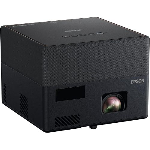 엡손 Epson EpiqVision Mini EF12 Smart Streaming Laser Projector, HDR, Android TV, Portable, sound by Yamaha, 3LCD, Full HD 1080p, 1000 lumens Color and White Brightness Bluetooth suppor