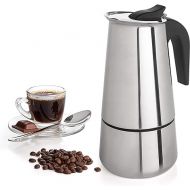 Mixpresso 9 Cup Coffee Maker Stovetop Espresso Coffee Maker, Moka Coffee Pot with Coffee Percolator Design, Stainless Steel Stovetop Espresso Maker, Italian Coffee Maker 450ml/15oz