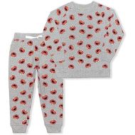 Sesame Street Elmo and Cookie Monster Boys Long Sleeve Shirt and Jogger Pants Set for Infant and Toddler ? Grey