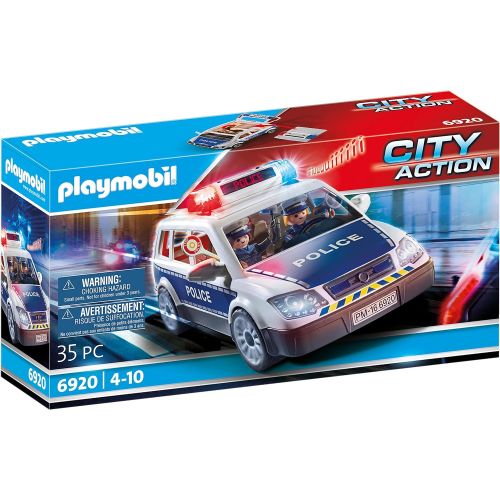 플레이모빌 Playmobil 6920 City Action Police Squad Car with Lights and Sound
