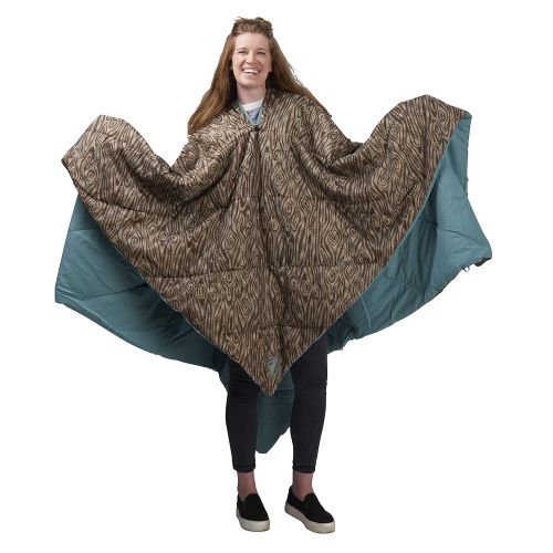  Kelty Hoodligan Blanket, Converts from Blanket to Hooded Poncho, Hood Storage Pocket , CloudLoft Synthetic Insulation, Stuff Sack Included - Insulated Camping Blanket and Poncho