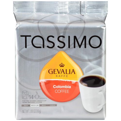  Tassimo Gevalia Colombia Medium Roast Coffee T-Discs for Tassimo Single Cup Home Brewing Systems (14 ct Pack)