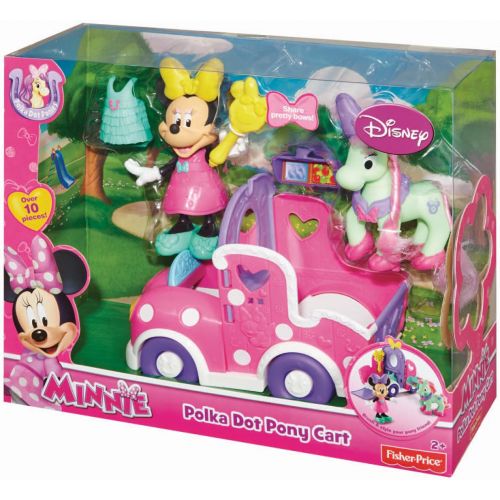  Fisher-Price Disney Minnie, Polka Dot Pony Cart