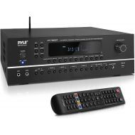 [아마존베스트]Pyle 7.1-Channel Hi-Fi Bluetooth Stereo Amplifier - 2000 Watt AV Home Theater Speaker Subwoofer Surround Sound Receiver w/Radio, USB, RCA, HDMI, MIC in, Supports 4K UHD TV, 3D, Blu-Ray