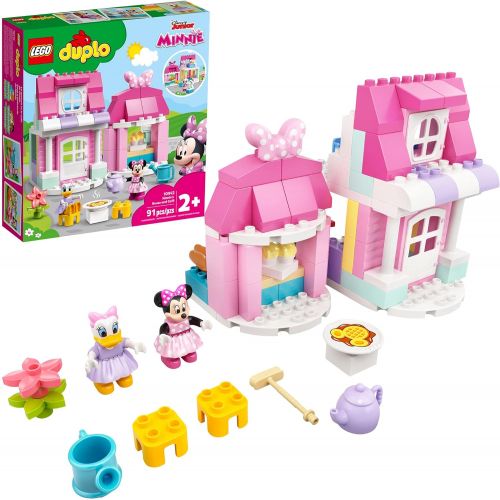  LEGO?DUPLO?Disney?Minnie’s?House?and Cafe 10942?Dollhouse?Building?Toy?for?Kids?with?Minnie?Mouse?and?Daisy?Duck; New 20