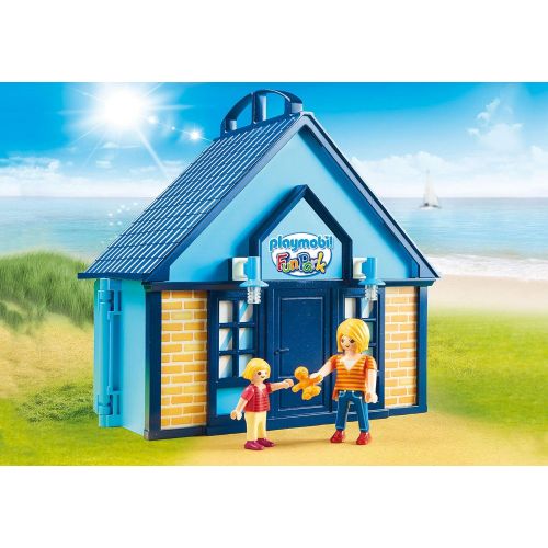 플레이모빌 Playmobil 70219 My Funpark Take Along Vacation - Fun Park Summerhouse Family Take Along Playbox Set House Rare