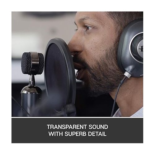  Blue Microphone Blackout Spark SL XLR Condenser Microphone Recording, Streaming, Podcasting, Gaming, Large-Diaphragm Cardioid Capsule, Shockmount and Protective Case