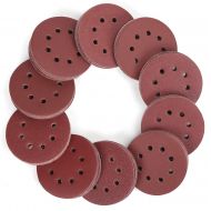 WORKPRO 150-piece Sanding Discs Set - 5-Inch 8-Hole Sandpaper 10 Grades Include 60, 80, 100, 120, 150,180, 240, 320, 400, 600 Grits for Random Orbital Sander(Not for Oscillating To