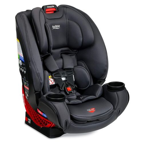 Britax One4Life ClickTight All-In-One Car Seat ? 10 Years of Use ? Infant, Convertible, Booster ? 5 to 120 Pounds, Cool Flow Moisture Wicking Fabric, Cool N Dry Charcoal [Amazon Ex