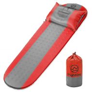 Adapter Self Inflating Sleeping Pad  Inflatable Sleeping Mat Perfect for Outdoor Adventures, Backpacking, Camping  Comfortable Ultralight Sleeping Pad Mattress with Carrying Bag + Bonus