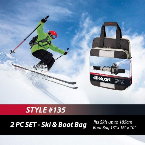  Athalon Deluxe Two-Piece Ski & Boot Bag Combo