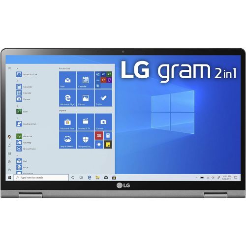  [아마존베스트]LG Gram 2-in-1 Convertible Laptop: 14 Full HD IPS Touchscreen Display, Intel 10th Gen Core i7-10510U CPU, 16GB RAM, 1TB (512GB x 2) M.2 MVMe SSD, Thunderbolt 3, 20.5 Hour Battery 1