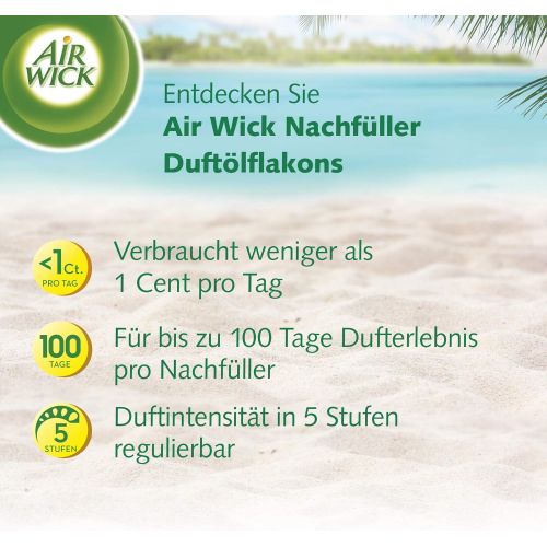  Airwick Air Wick Duftoelflakon Nachfueller Karibischer Mangotraum, 6 Stueck