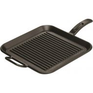 Lodge 12 Inch Square Cast Iron Grill Pan. Ribbed 12-Inch Square Cast Iron Grill Pan with Dual Handles.