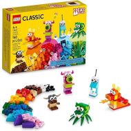 LEGO Classic Creative Monsters 11017 Building Toy Set, Includes 5 Monster Toy Mini Build Ideas to Inspire Creative Play for Kids Ages 4 and Up, Fun Gift for Halloween