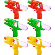 Sloosh 6Pcs Water Guns for Kids, Squirt Guns Water Blaster Pool Toys for Boys Girls Summer Gifts for Party Favors Outdoor Water Fighting Toys