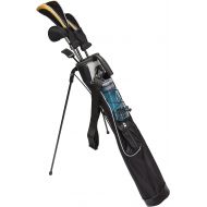 JEF WORLD OF GOLF JR1256 Pitch & Putt Sunday Bag with Stand & Handle, Black