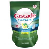 Cascade Complete ActionPacs Dishwasher Detergent Lemon Burst 25 Count (Pack of 5)