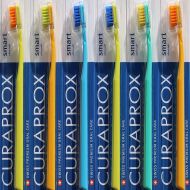 Curaprox Smart Childrens & Adults With Small Mouths, Ultra Soft Toothbrush, 6 Brushes, Better Cleaning,...