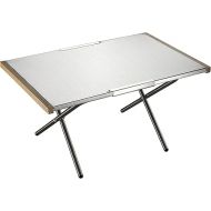 NANGOGEAR 20114 (T-380) Bonfire Table, 45.5D x 70W x 37.5H cm, Silver