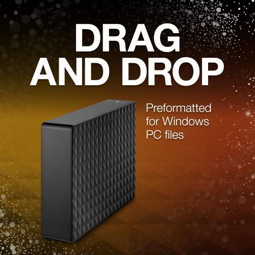  [아마존베스트]Seagate Expansion Desktop 16TB External Hard Drive HDD - USB 3.0 for PC Laptop, 1-year Rescue Service (STEB16000402)
