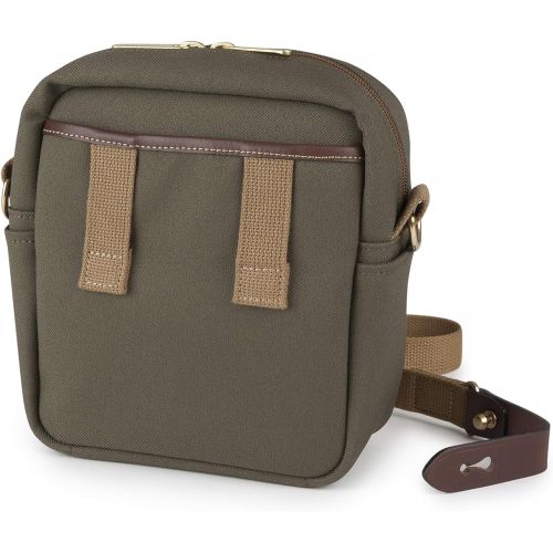 Billingham Pola Stowaway Camera/Travel Pouch (Sage FibreNyte/Chocolate Leather)