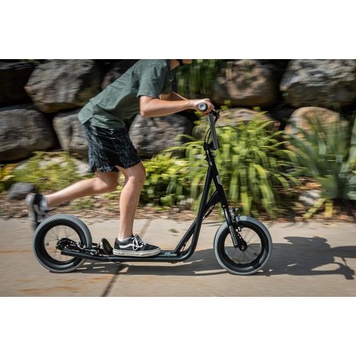  Mongoose Trace Youth/Adult Kick Scooter Folding and Non-Folding Design, Regular, Lighted, and Air Filled Wheels, Multiple Colors