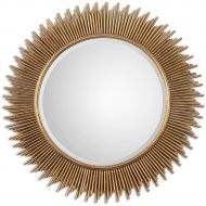 Uttermost 08137 8137 Marlo Round Mirror, Gold