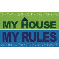 Toland Home Garden 800449 House Rules Doormat, 18 x 30 Multicolor