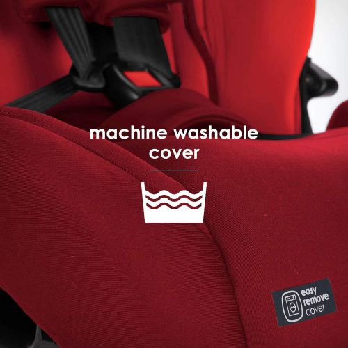  Diono Radian 3R, 3-in-1 Convertible Car Seat, Rear Facing & Forward Facing, 10 Years 1 Car Seat, Slim Fit 3 Across, Red Cherry