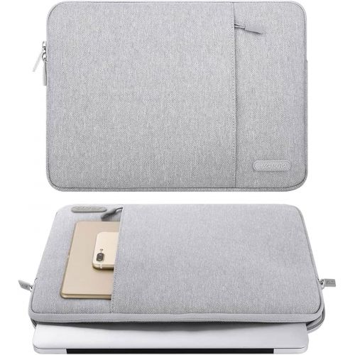  [아마존베스트]MOSISO Laptop Sleeve Bag Compatible with 13-13.3 inch MacBook Pro, MacBook Air, Notebook Computer, Water Repellent Polyester Vertical Protective Case with Pocket, Gray