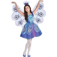 Peacock Dress Halloween Costume for Girls, Large, with Included Accessories, by Amscan