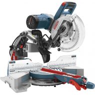 Bosch CM10GD Compact Miter Saw - 15 Amp Corded 10 in. Dual-Bevel Sliding Glide Miter Saw with 60-Tooth Carbide Saw Blade