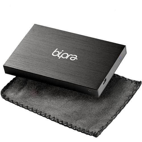  BIPRA 160Gb 160 Gb 2.5 Inch External Hard Drive Portable USB 2.0 - Black - Fat32